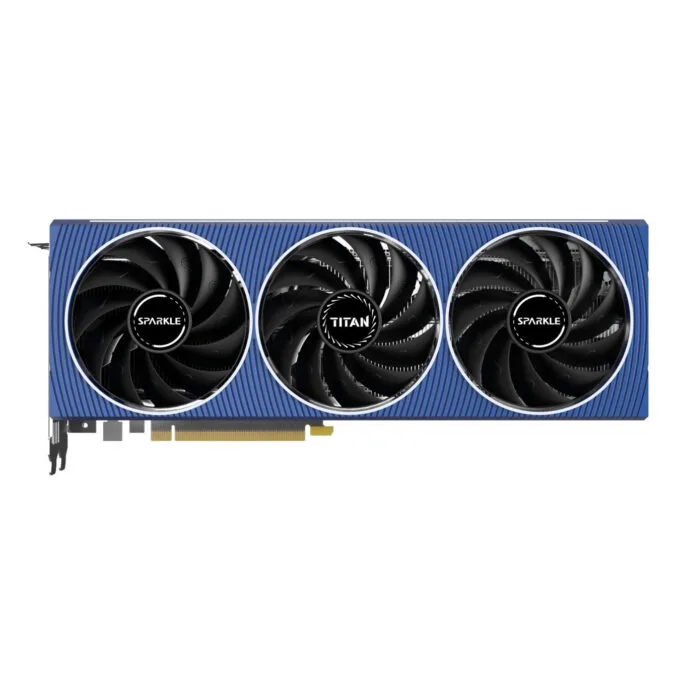 SPARKLE Intel ARC A770 TITAN OC - 16GB GDDR6, Boost 2300 MHz, Black/Blue — image 1
