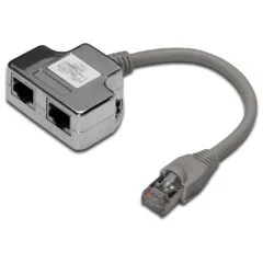 Splitter Digitus RJ45 Cat5e 1- to 2