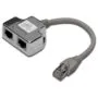 Splitter Digitus RJ45 Cat5e 1- to 2