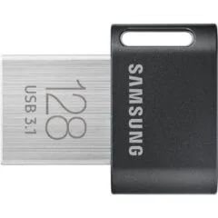 STICK 128GB USB 3.1 Samsung FIT Plus - MUF-128AB - Black, 128GB, USB-A