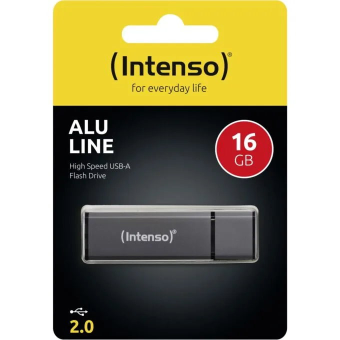 STICK 16GB USB 2.0 - Intenso ALU Line - Anthracite, 16GB, USB 2.0 — image 3