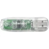 STICK 32GB USB 2.0 Intenso Rainbow Line Transparent - Rainbow Line Transparent, 32GB, USB 2.0