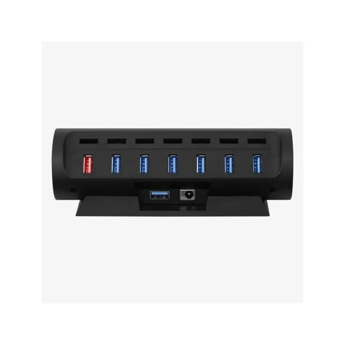 Streamplify HUB - CTRL 7 - 7x USB 3.0 Type A, RGB, 12V, EU Power Cable - Black — image 3