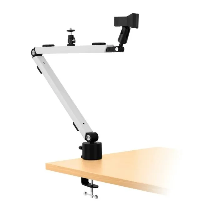 Streamplify MOUNT ARM Microphone Arm with Table Clamp - White - 2.5 kg Load Capacity — image 1