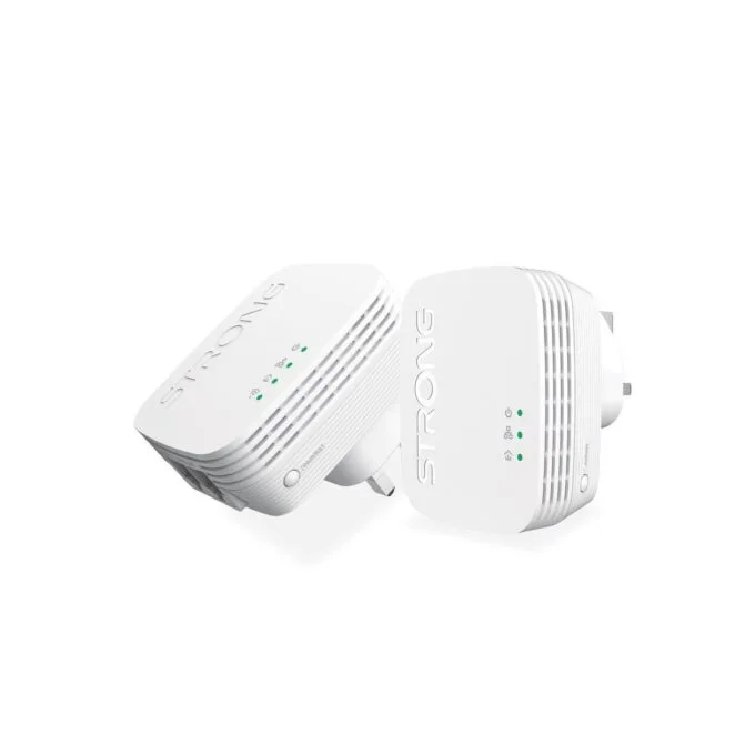 Strong Powerline Kit - POWERLWF600DUOMINIUK - AV600 Mini 600Mbps WI-Fi 300Mbps UK — image 1