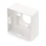 Surface Mount Enclosure for Keystone Wall Outlet - White