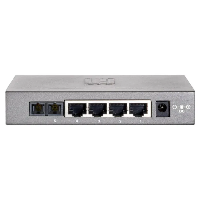 Switch 4x FE FEU-0511 1x SC MM Fiber Metall — image 2