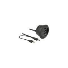 Table hub - 3 port USB 3.0, card reader