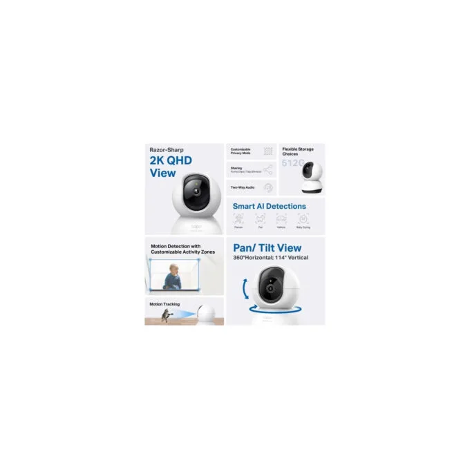 TAPO C220 PAN TILT HOME SECURITY WI-FI CAMERA TP-LINK — image 3
