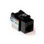 TD6014 KEYSTONE JACK CAT6 UNSHIELDED BLACK ACT