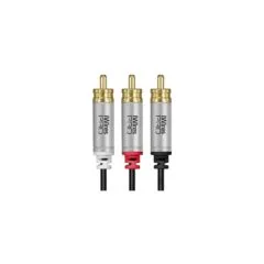 Techlink iWiresPro Subwoofer RCA to 2 RCA - 711043 - RCA to 2 RCA, 3.0m