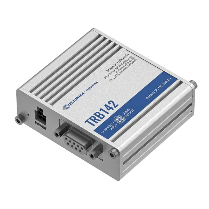 Teltonika TRB142 Gateway - 1200 MHz CPU, Grey, Cat1 Cellular, RS-232, USB 2.0, 9–30V DC — image 2