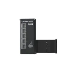 Teltonika TSF010 - Unmanaged 5x 10/100 Mbps Ethernet Switch - DIN-rail, Black, Flat Design