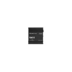 Teltonika TSW212 - 8-Port Gigabit Managed L2 Switch, 2x SFP, Black, 128MB RAM