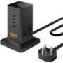 Tessan 2 Gang Extension - TS-FS02UK00 - 4 USB-A 2 USB C 2m 13A