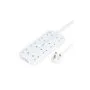Tessan 8-Gang Extension - TS-204-C - 2 USB-A USB C 2m 13A