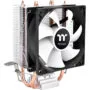 Thermaltake Contac 9 SE - 92mm CPU Air Cooler - Black/White, 120W TDP, 800-2000 RPM, 4-pin PWM