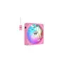 Thermaltake CT140 EX ARGB 140mm Pink - 3-Pack, 4-pin PWM, 500-1800 RPM