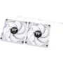 Thermaltake CT140 - White 140mm PC Cooling Fan - 500-1500 RPM - 2 Pack