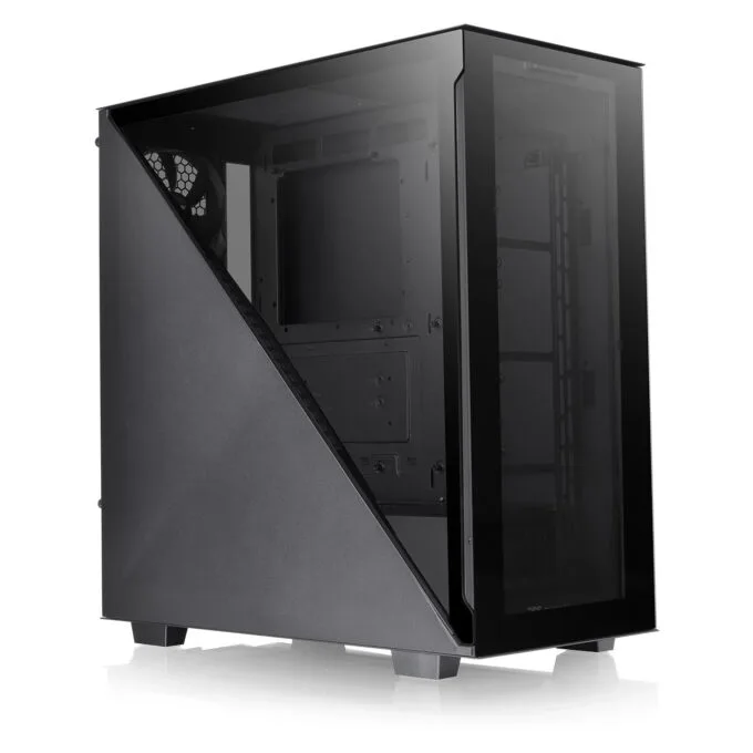 Thermaltake Divider 300 TG - Mid Tower PC Case, Black, Tempered Glass, RGB Fans, ATX/mATX/Mini-ITX — image 1