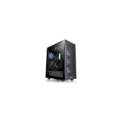 Thermaltake Divider 500 TG Air - CA-1T4-00M1WN-02 - Mid Tower PC Case, Black, USB-C Gen2, ATX/mATX/Mini-ITX