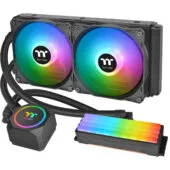 Thermaltake Floe RC 240 AIO Liquid CPU & Memory Cooler - Black - RGB Controller Included