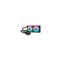 Thermaltake LA240-S 240mm ARGB AIO Liquid Cooler - 2x120mm Fans, LCD Pump, Black