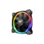 Thermaltake Riing 12 LED RGB 120mm Fan (3-Pack) - CL-F042-PL12SW-B - Black, PWM RGB