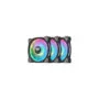 Thermaltake Riing Duo 14 RGB Radiator Fan - 3-Pack - 140mm Dual-Ring RGB, Black