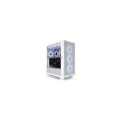 Thermaltake S250 TG ARGB - Mid Tower PC Case - Snow White, Tempered Glass, ARGB, ATX/E-ATX/mATX/Mini-ITX