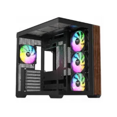 Thermaltake S380 TG ARGB Black Mid Tower PC Case - CA-1K4-G1S0-00