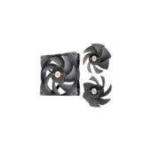 Thermaltake SWAFAN GT12 120mm Case Fan - Black, Hydraulic Bearing, 500–2000 RPM