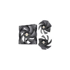 Thermaltake SWAFAN GT12 120mm Case Fan - Black, Hydraulic Bearing, 500–2000 RPM