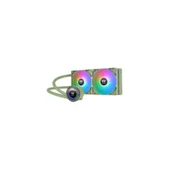 Thermaltake TH280 V2 ARGB AIO Liquid Cooler - 280mm (2x140mm) PWM Fans - Matcha Green