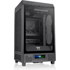 Thermaltake The Tower 200 - CA-1X9-00S1WN-00 - Black Mini-ITX Tower, Supports 380mm GPU & 200mm CPU Cooler, USB-Ax2 + USB-C