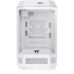 Thermaltake The Tower 250 Snow White - Mini-ITX Mini Tower Case, 3.9" LCD, USB-C, 360mm GPU Support