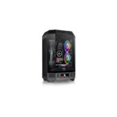 Thermaltake The Tower 300 - Black Micro-ATX / Mini-ITX Tempered Glass Case with USB-C & ARGB