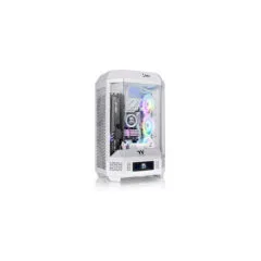 Thermaltake The Tower 300 - Micro-ATX Snow White Case, Tempered Glass, Supports 400mm GPU & 210mm CPU Cooler