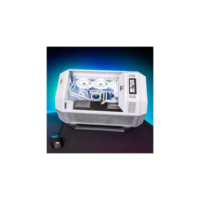 Thermaltake The Tower 300 - Micro-ATX Snow White Case, Tempered Glass, Supports 400mm GPU & 210mm CPU Cooler — image 6