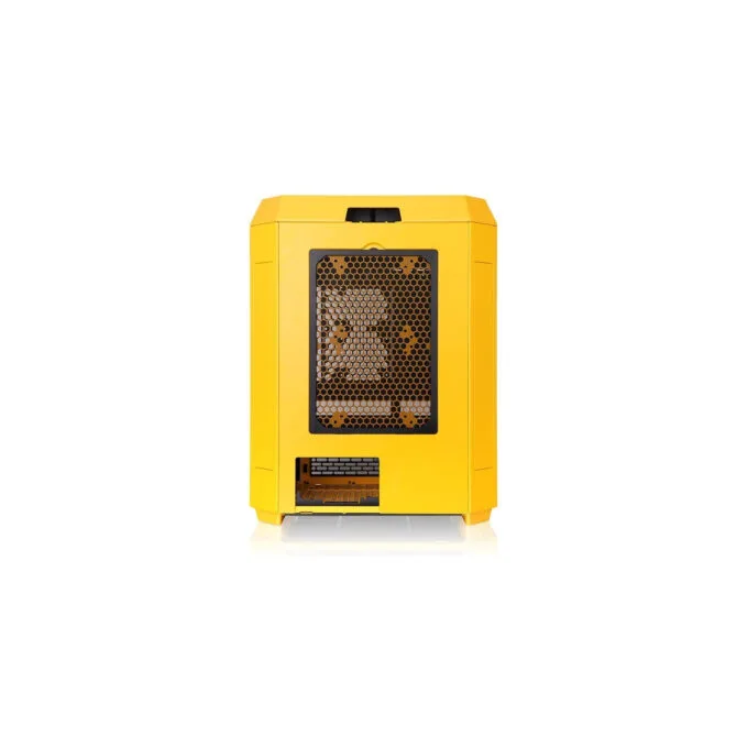 Thermaltake The Tower 600 Bumblebee - Yellow Mid-Tower ATX/mATX/Mini-ITX - Tempered Glass, USB-C Gen2 — image 4
