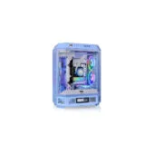 Thermaltake The Tower 600 - Hydrangea Blue - Mid Tower PC Case, Tempered Glass, RGB, ATX/mATX/Mini-ITX, Liquid Cooling