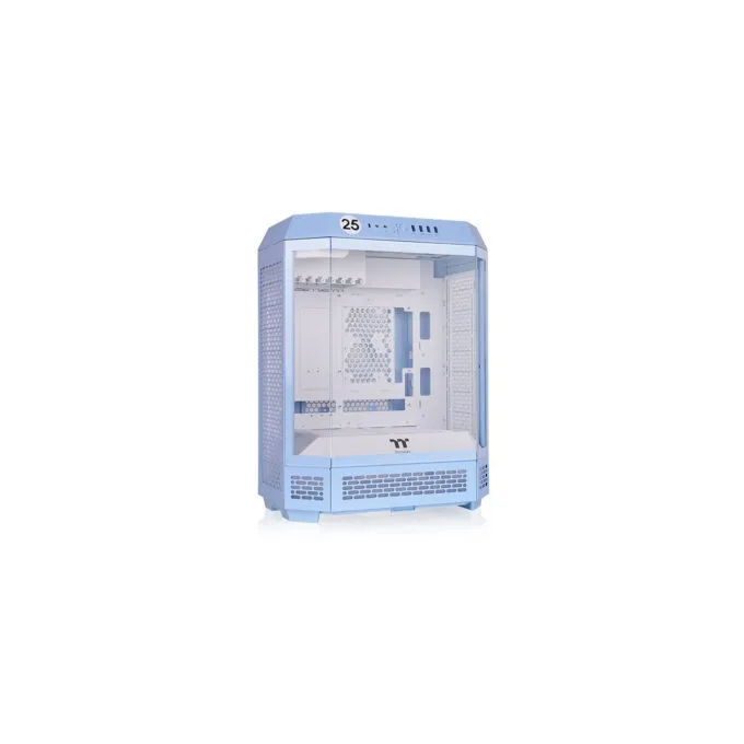 Thermaltake The Tower 600 - Hydrangea Blue - Mid Tower PC Case, Tempered Glass, RGB, ATX/mATX/Mini-ITX, Liquid Cooling — image 3