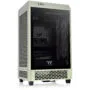 Thermaltake Tower 200 TG - Mini-ITX PC Case, Tempered Glass, Green, Fits 380mm GPU