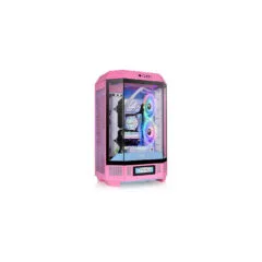 Thermaltake Tower 300 Bubble Pink - Micro-ITX Tempered Glass PC Case - Pink