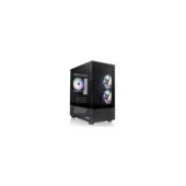 Thermaltake View 170 TG ARGB - Micro-ATX/Mini-ITX Micro Tower Case, Black, Tempered Glass, ARGB Fans