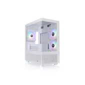 Thermaltake View 170 TG ARGB - Micro-ATX/Mini-ITX Micro Tower Case - Snow White, Tempered Glass, ARGB