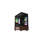 Thermaltake View 170 WS ARGB - µATX Mini Tower PC Case with Wood Accent - CA-1Z4-00M1WN-WS
