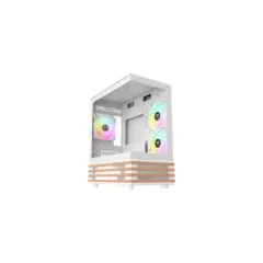 Thermaltake View 170 WS ARGB Snow Micro Chassis - White/Wood