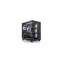 Thermaltake View 380 XL TG ARGB CA-1E7-00M1WN-00 - Mid Tower PC Case, Black, Tempered Glass, 4x ARGB Fans