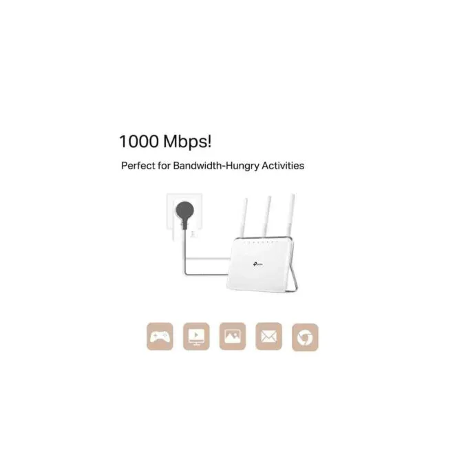 TL-PA7017P KIT AV1000 GIGABIT PASSTHROUGH POWERLINE STARTER KIT TP-LINK — image 4